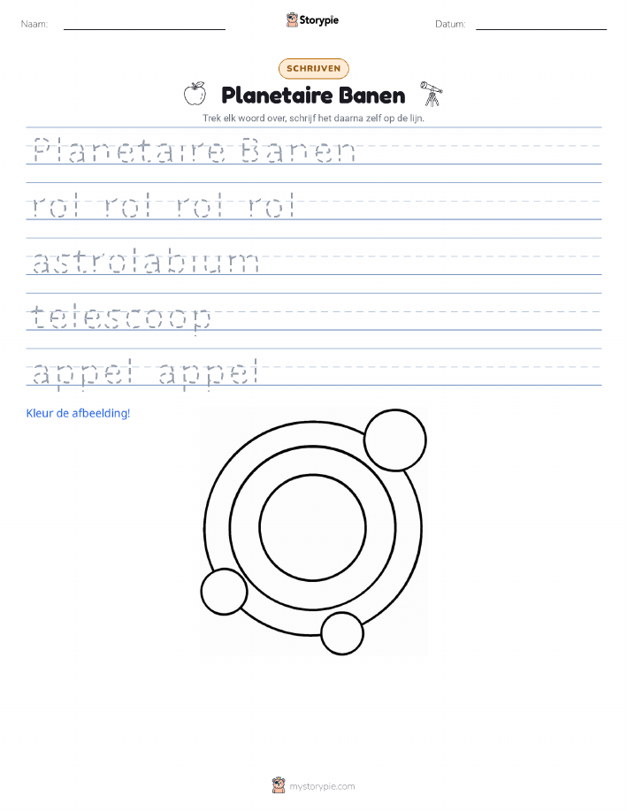 Schrijf Oefening