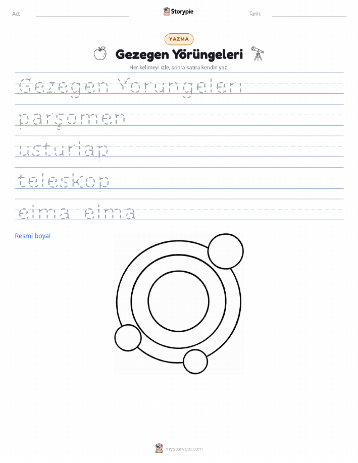 Yazma Pratiği