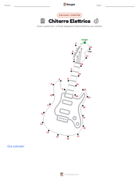Anteprima della scheda stampabile di Chitarra Elettrica