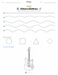 Anteprima della scheda stampabile di Chitarra Elettrica
