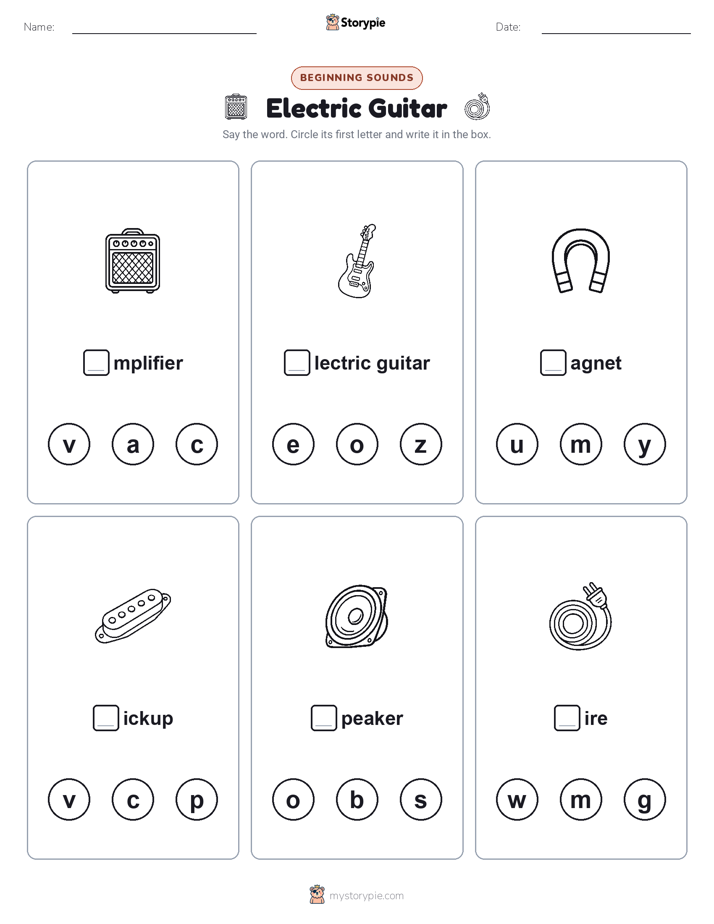 Beginning Sounds