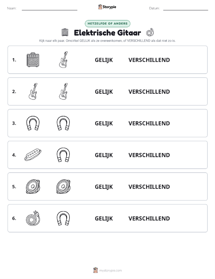 Zelfde of Verschillend