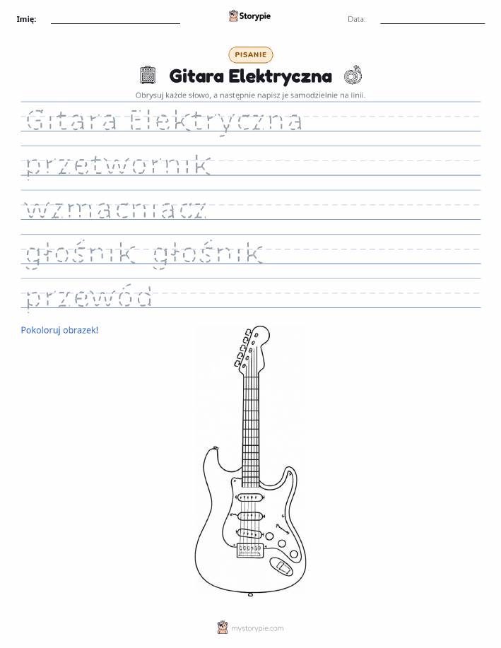 Ćwiczenie Pisania