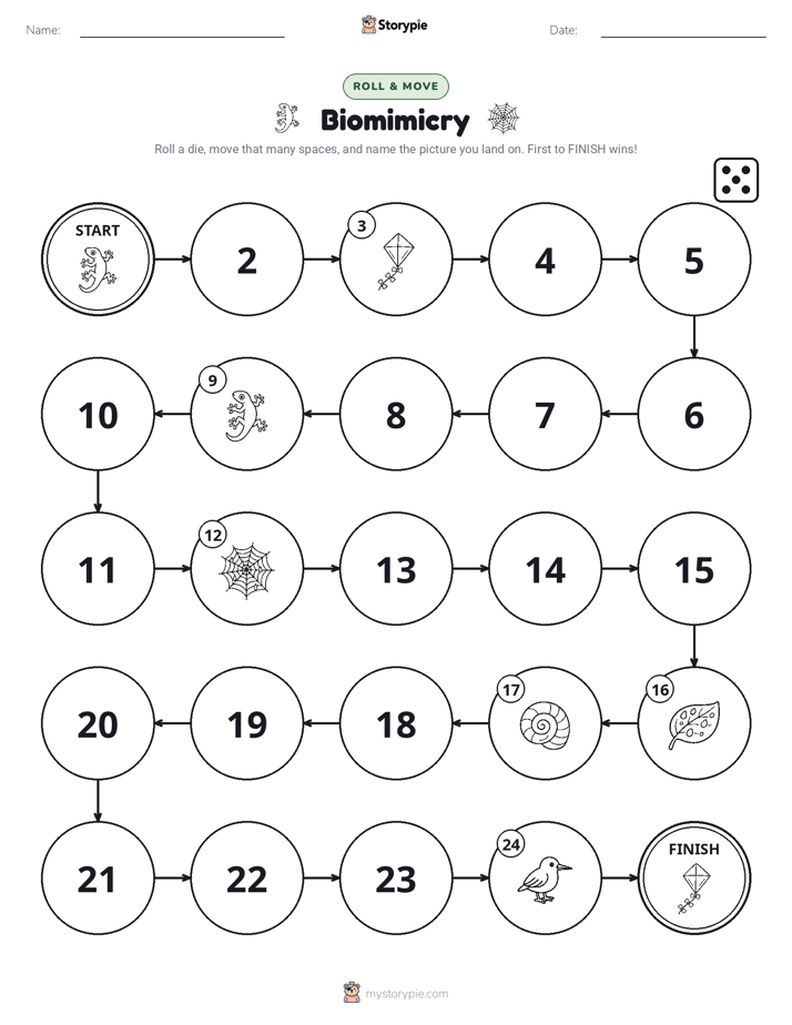 Roll & Move Game