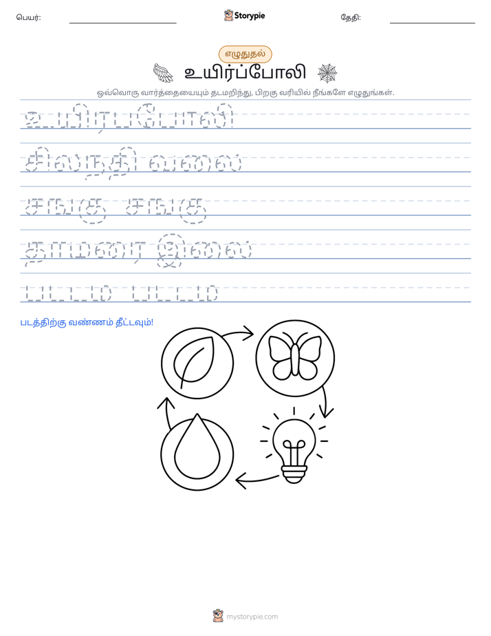 எழுத்து பயிற்சி