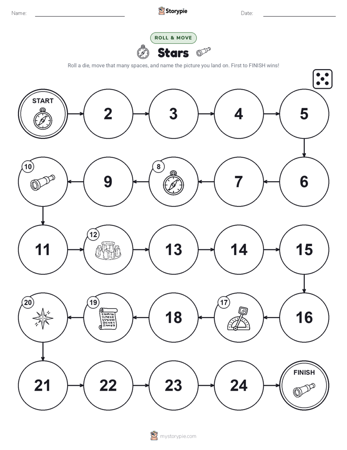 Roll & Move Game