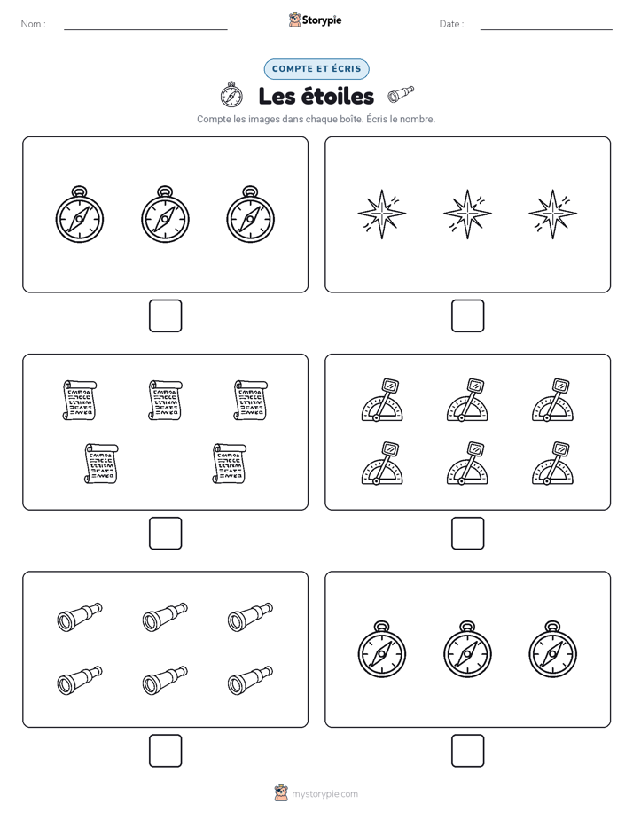 Compter & Écrire