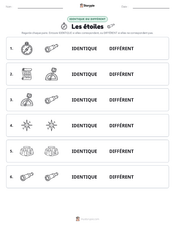 Identique ou Différent