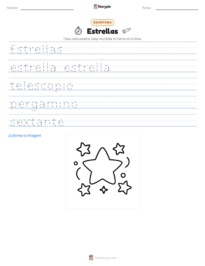 Práctica de Escritura