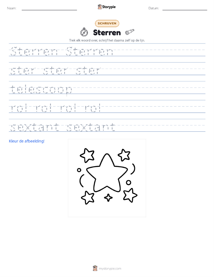 Schrijf Oefening