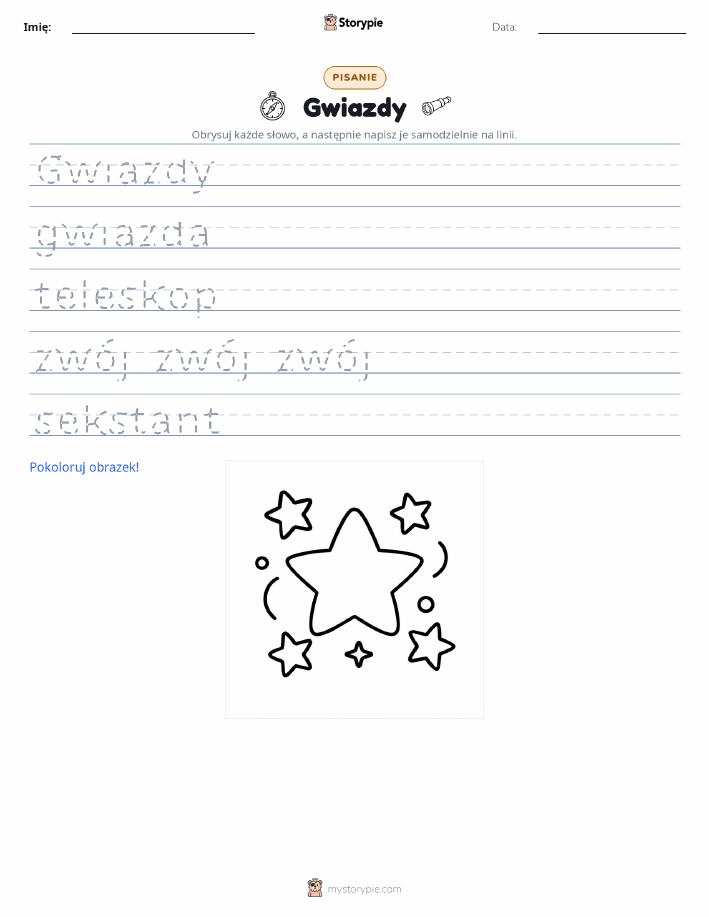 Ćwiczenie Pisania