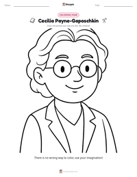 Cecilia Payne-Gaposchkin printable worksheet preview