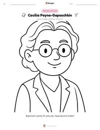 Cecilia Payne-Gaposchkin yazdırılabilir çalışma sayfası önizlemesi