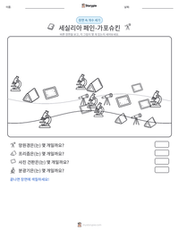 세실리아 페인-가포슈킨 인쇄 가능한 워크시트 미리보기