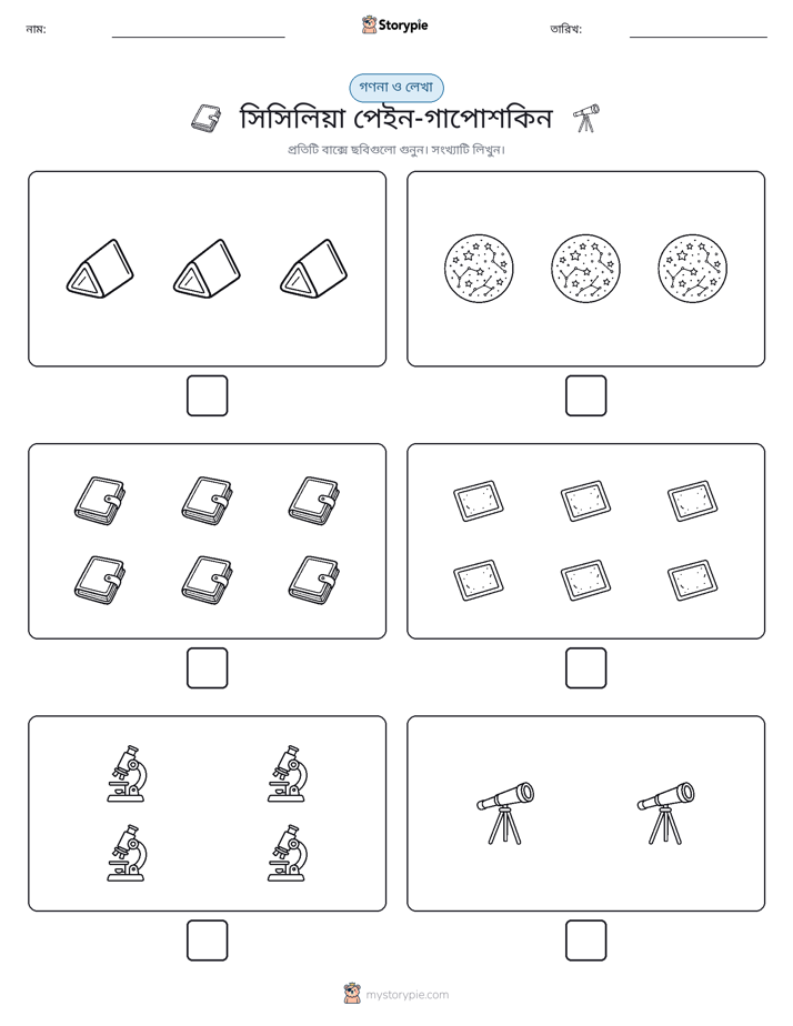 গণনা & লিখুন
