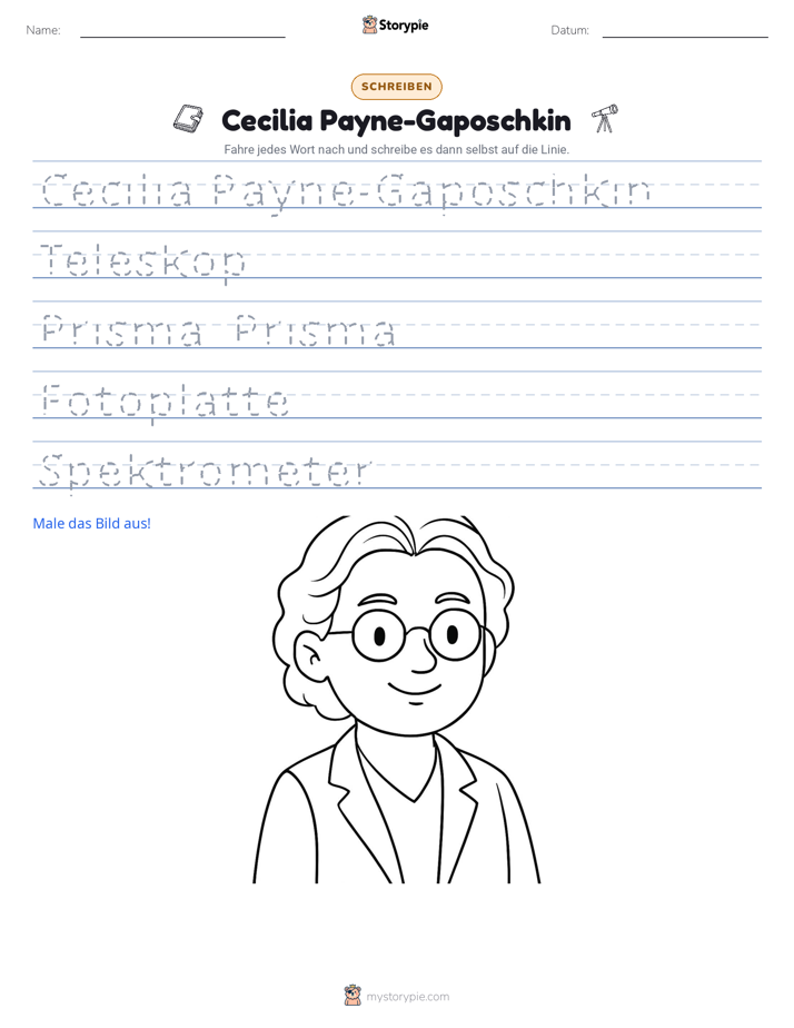 Schreibübung