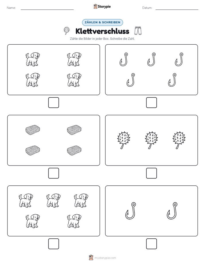 Zählen & Schreiben