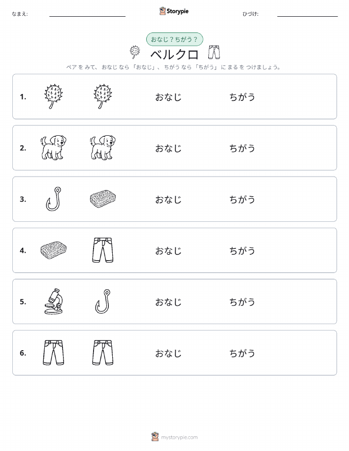 同じか違うか