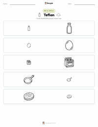 Teflon printable worksheet preview