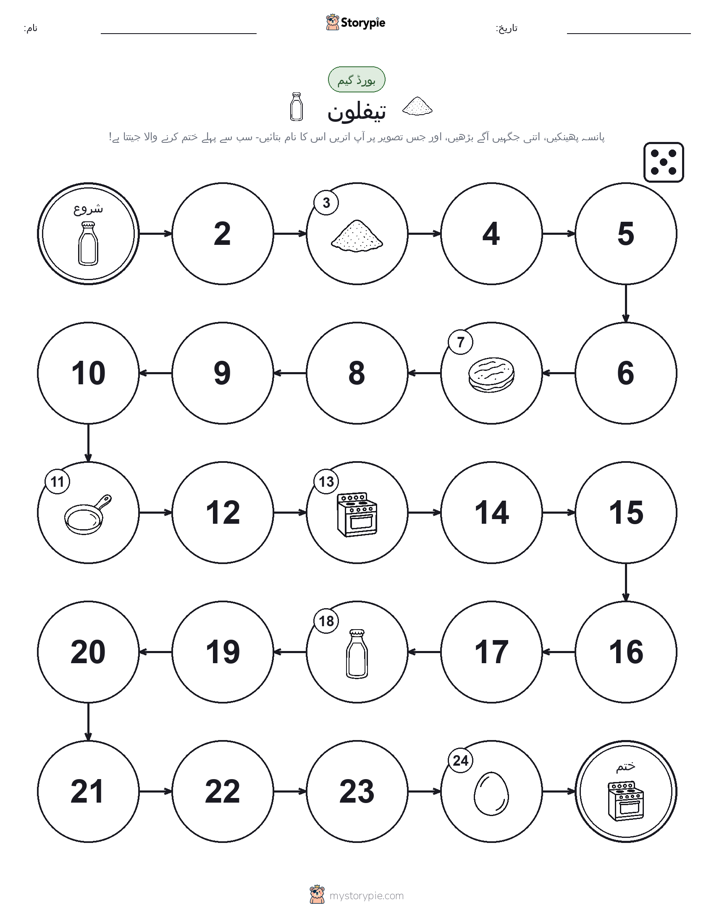 رول اور منتقل کریں کھیل