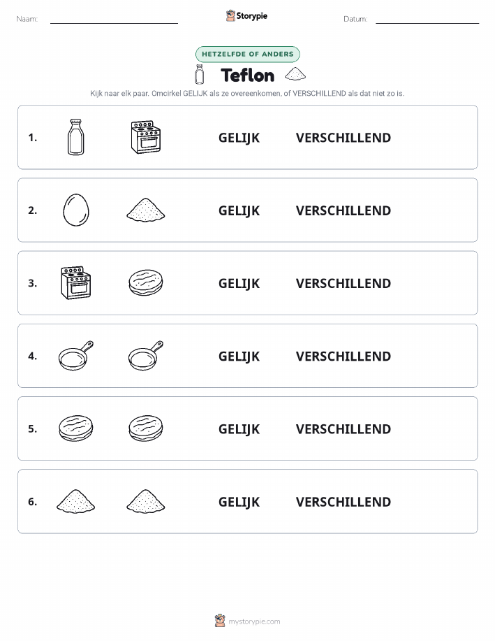 Zelfde of Verschillend