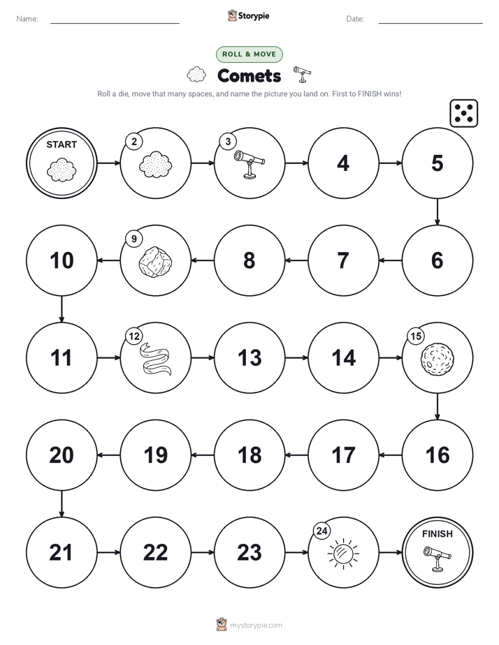 Roll & Move Game