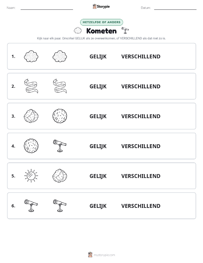Zelfde of Verschillend