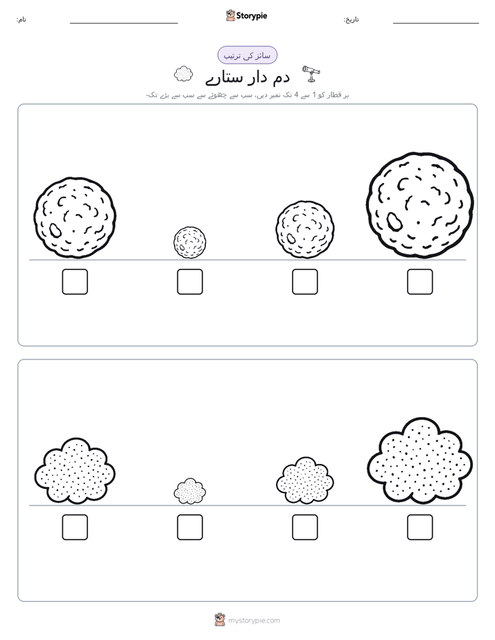 سائز کی ترتیب