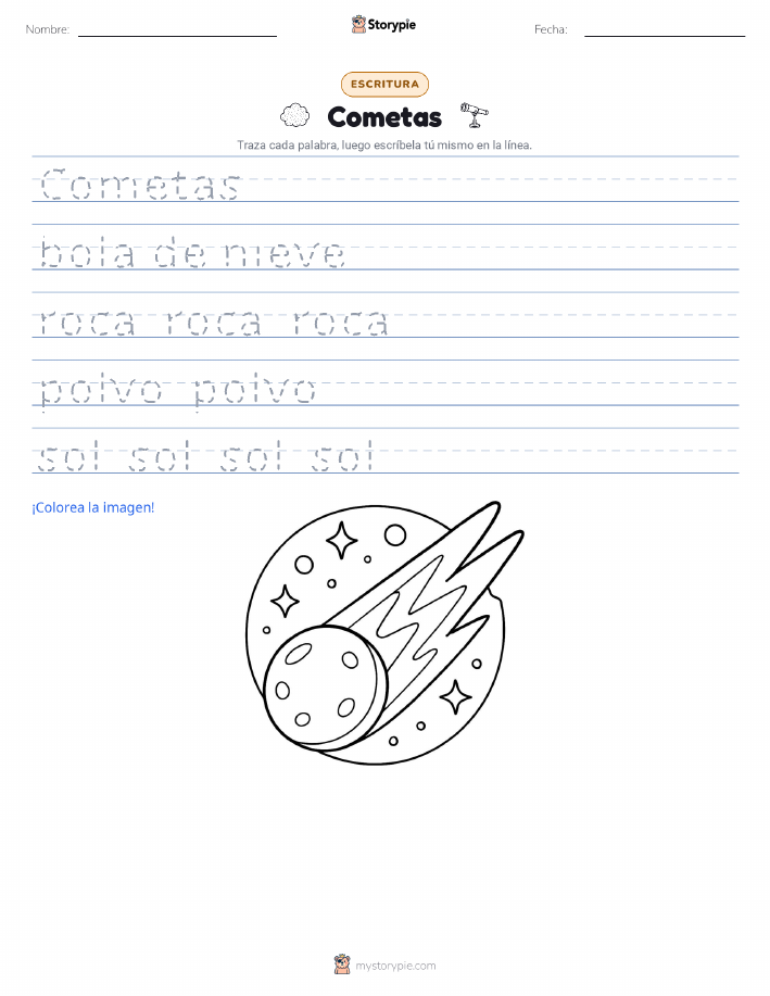 Práctica de Escritura