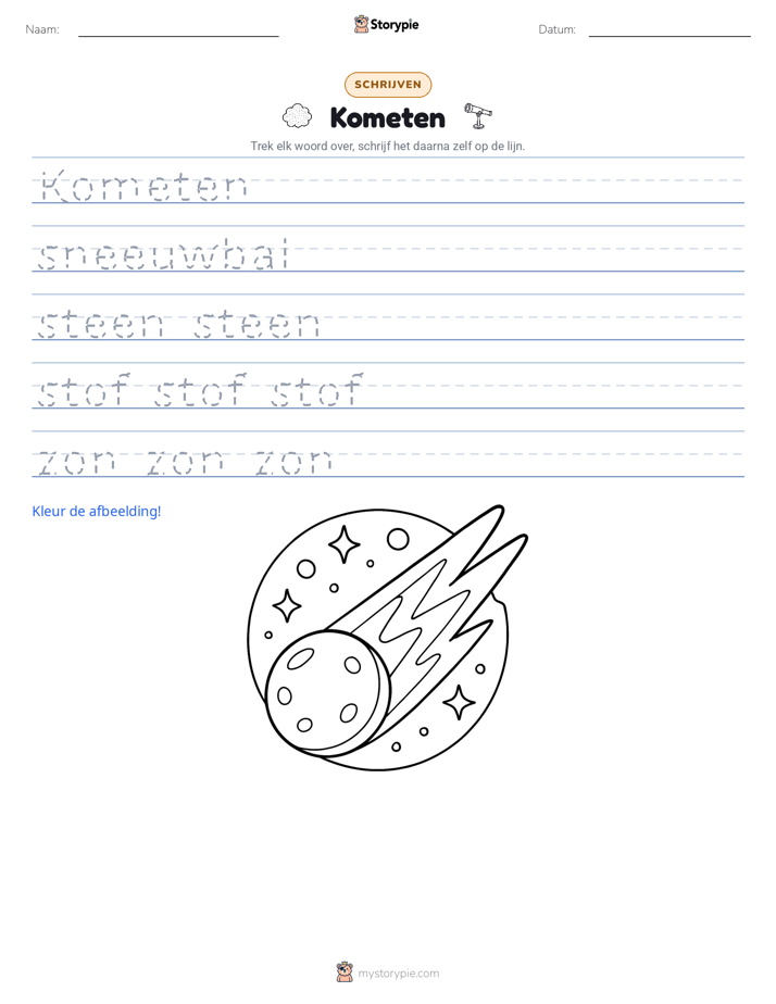Schrijf Oefening