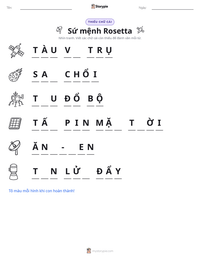 Xem trước tài liệu in sẵn Sứ mệnh Rosetta