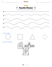 Rosetta Mission printable worksheet preview