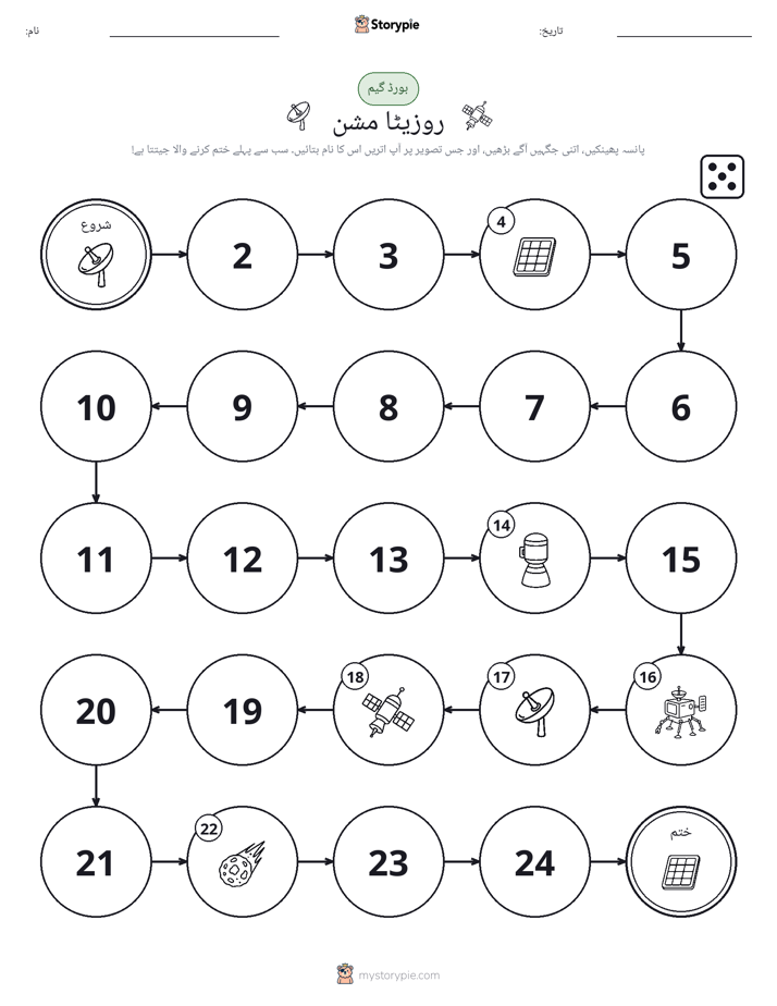 رول اور منتقل کریں کھیل