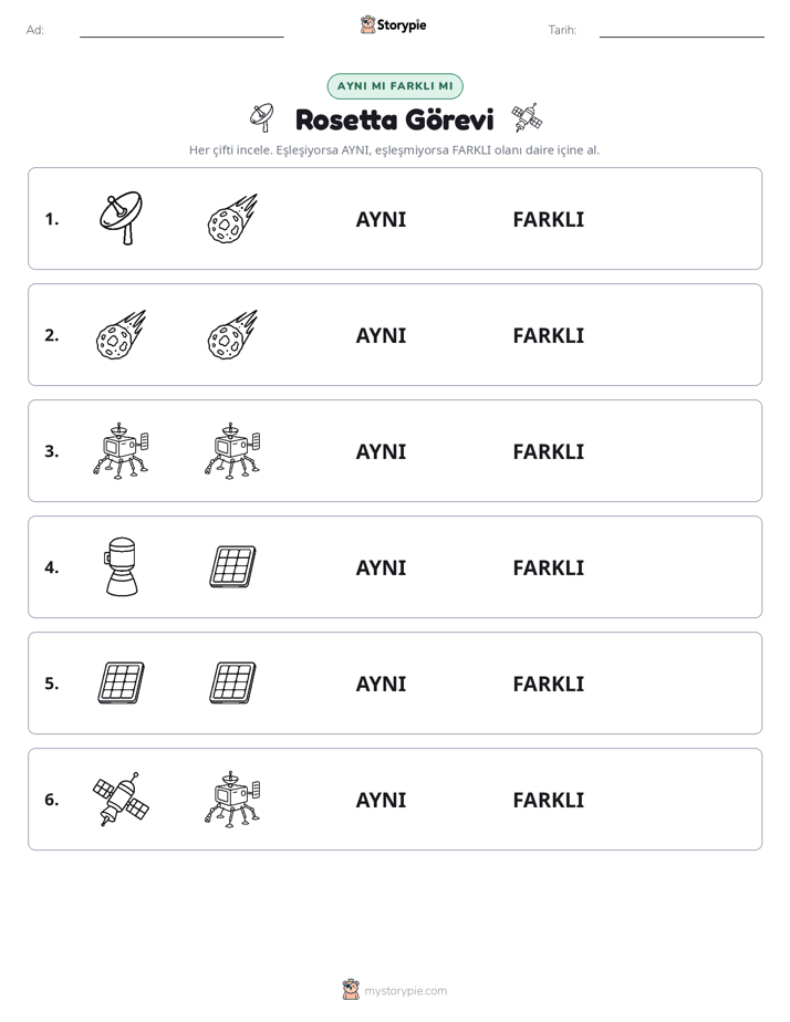 Aynı mı Farklı mı