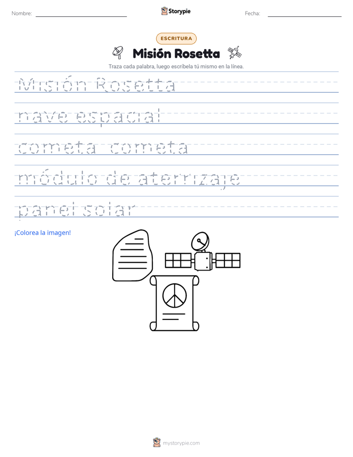 Práctica de Escritura