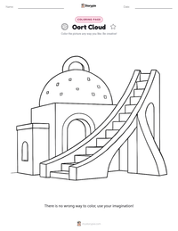 Oort Cloud coloring page for kids