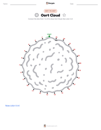 Oort Cloud printable worksheet preview