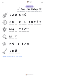 Xem trước tài liệu in sẵn Sao chổi Halley