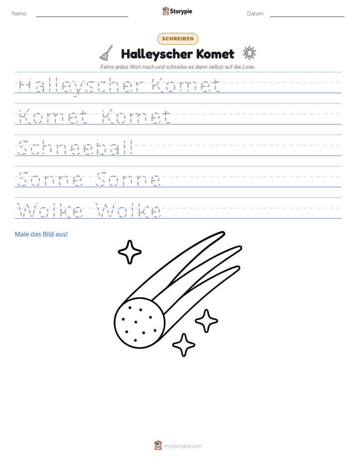 Schreibübung