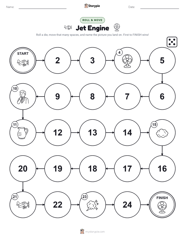 Roll & Move Game