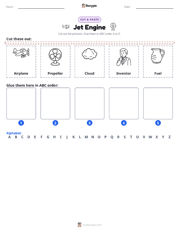 Cut & Paste Alphabet