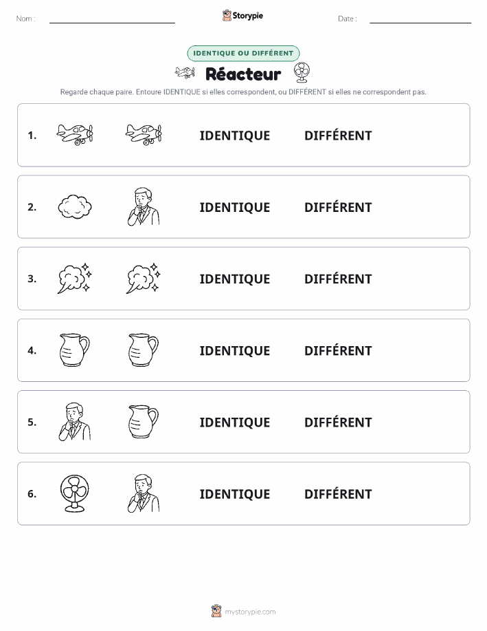 Identique ou Différent