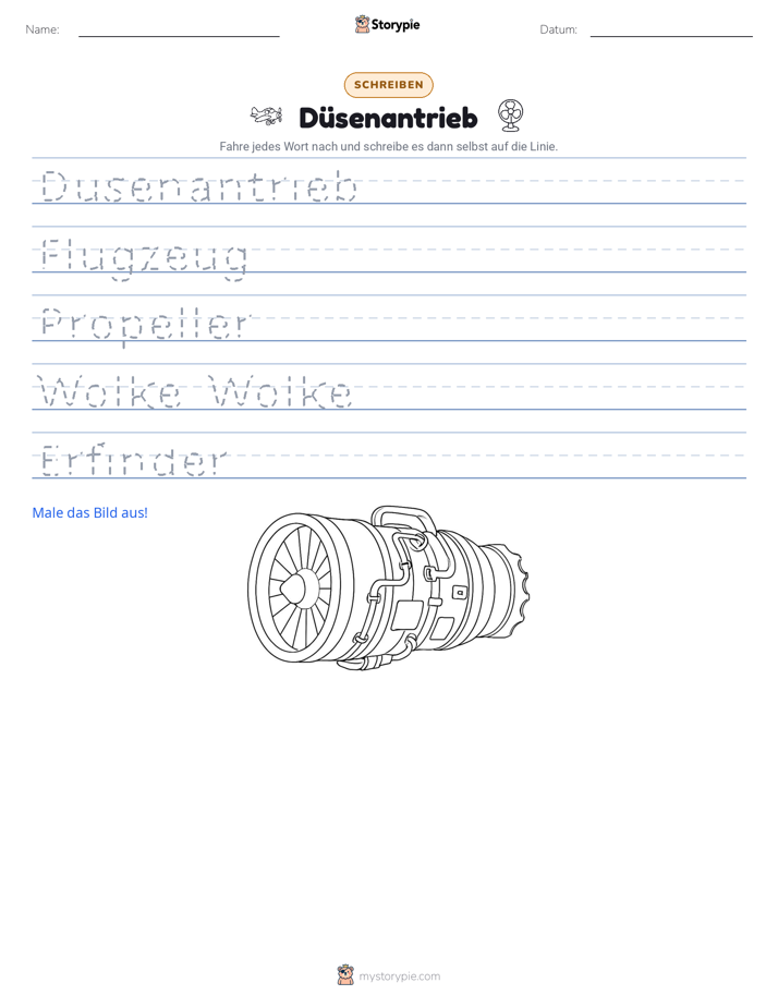 Schreibübung