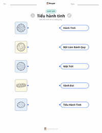 Tài liệu in sẵn Tiểu hành tinh cho trẻ em