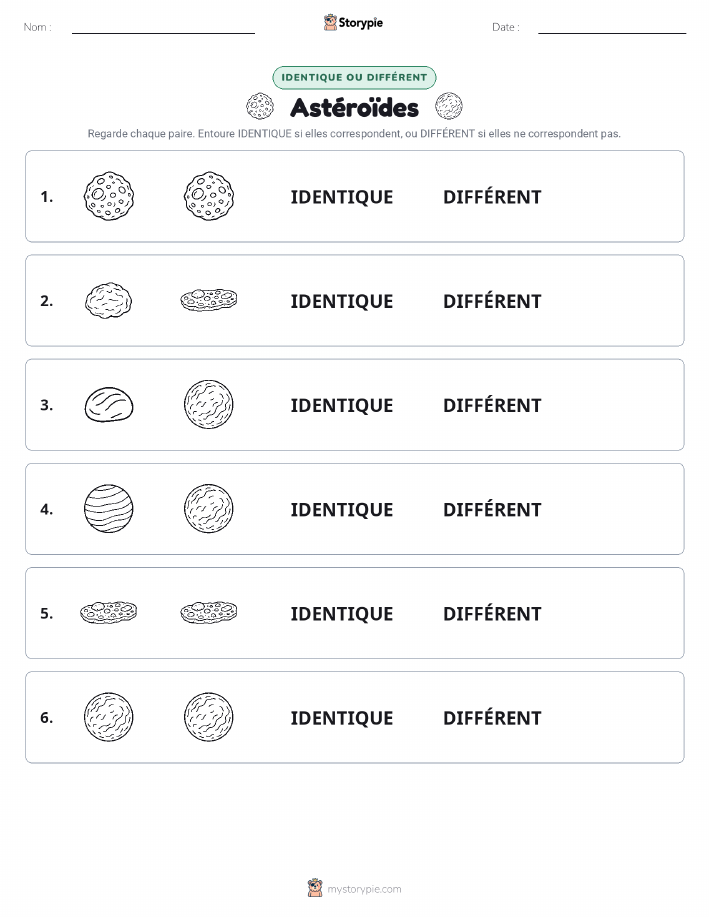 Identique ou Différent