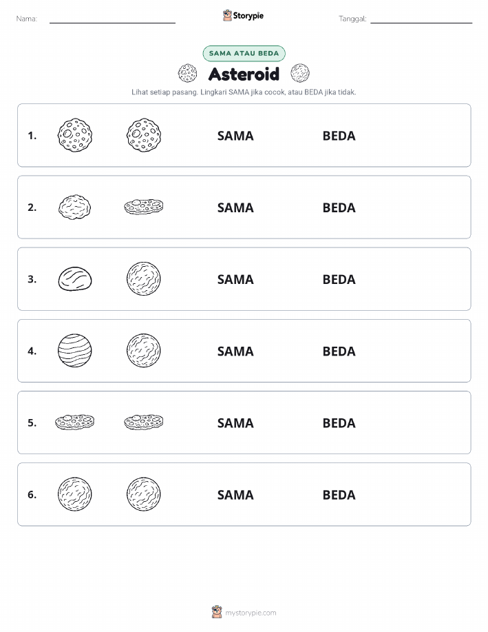 Sama atau Berbeda