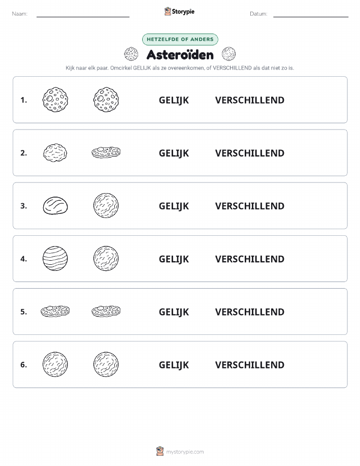 Zelfde of Verschillend