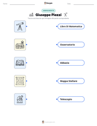 Anteprima della scheda stampabile di Giuseppe Piazzi