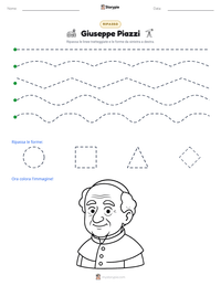 Anteprima della scheda stampabile di Giuseppe Piazzi