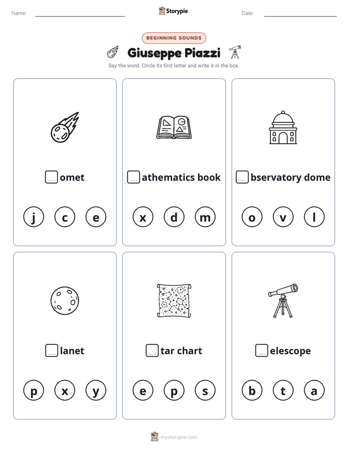 Beginning Sounds